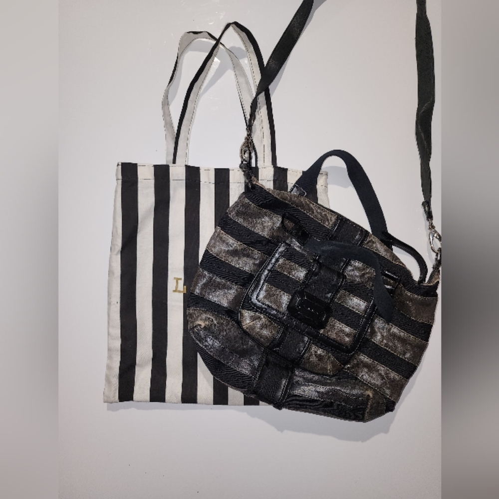 L.A.M.B on shoulder bag +tote bag